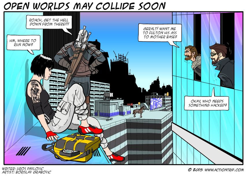 Illustration for article titled Sunday Comics: When Open Worlds Collide